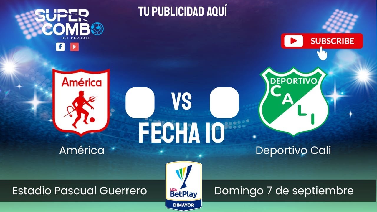 🔴 EN VIVO | Clásico América de Cali vs. Deportivo Cali | PARTIDO DE HOY ...