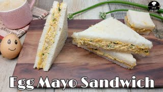 Egg Mayo Sandwich | Egg Sandwich For Breakfast | अंडा सैंडविच रेसिपी | Egg Sandwich | Jas Food Court