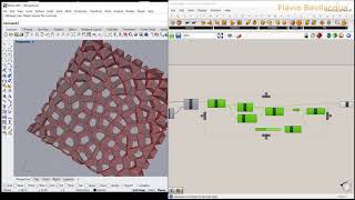 10.GRASSHOPPER. VORONOI ON SURFACE