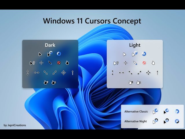 Windows 11 Cursors Concept v2 by jepriCreations on DeviantArt