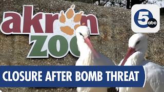 Akron Zoo closes for the day following bomb threat