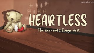 Heartless X Heartless - Kanye West, The Weeknd (Tiktok version) - Lyrics 4k Resimi