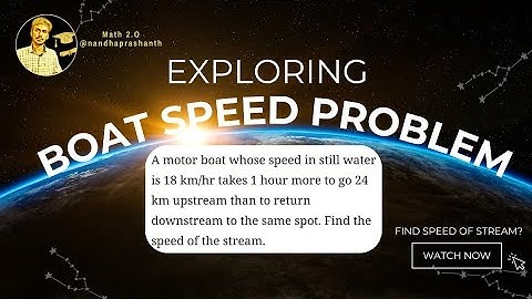 10th std CBSE Boat: upstream and downstream word problem #cbse #upstream #downstream #distancespeed