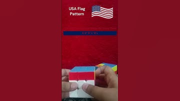 How to Make the American Flag on a Rubik
