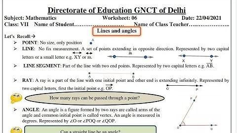 Class 7 math worksheet 6||worksheet 6 math||DOE class 7 math worksheet 22 April 2021 ||in English