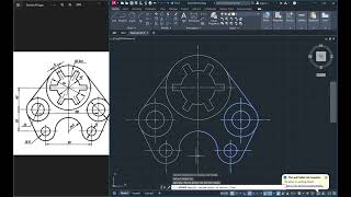 تمارين في برنامج الأوتوكاد - AutoCAD Exercises - Exercise #2-j