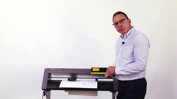 How to set the fine adjustments on the Graphtec Cutter