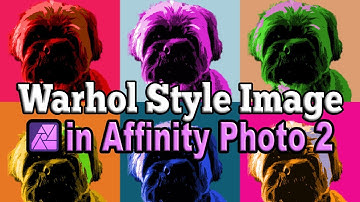 Create Andy Warhol Style Image in Affinity Photo 2