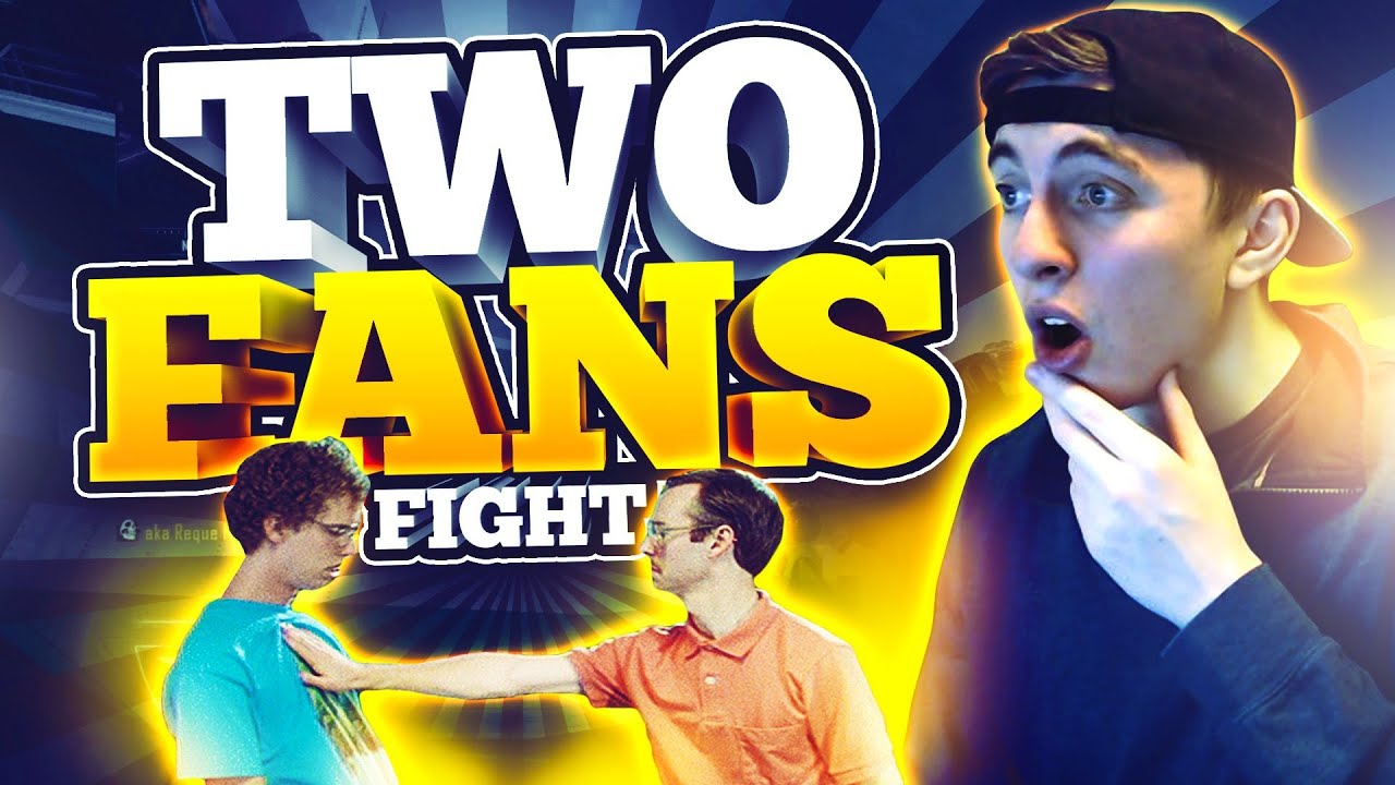 TWO FANS FIGHT! (BO2 Trickshotting/Funny Moments)