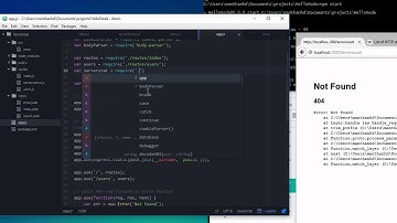 Express routing across files (module.exports) - Node.js Tutorial 7