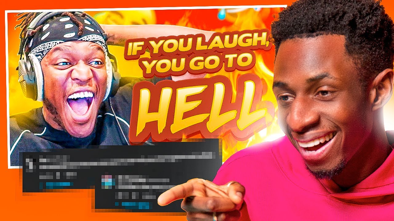 KSI TRY NOT TO LAUGH CHALLENGE!!