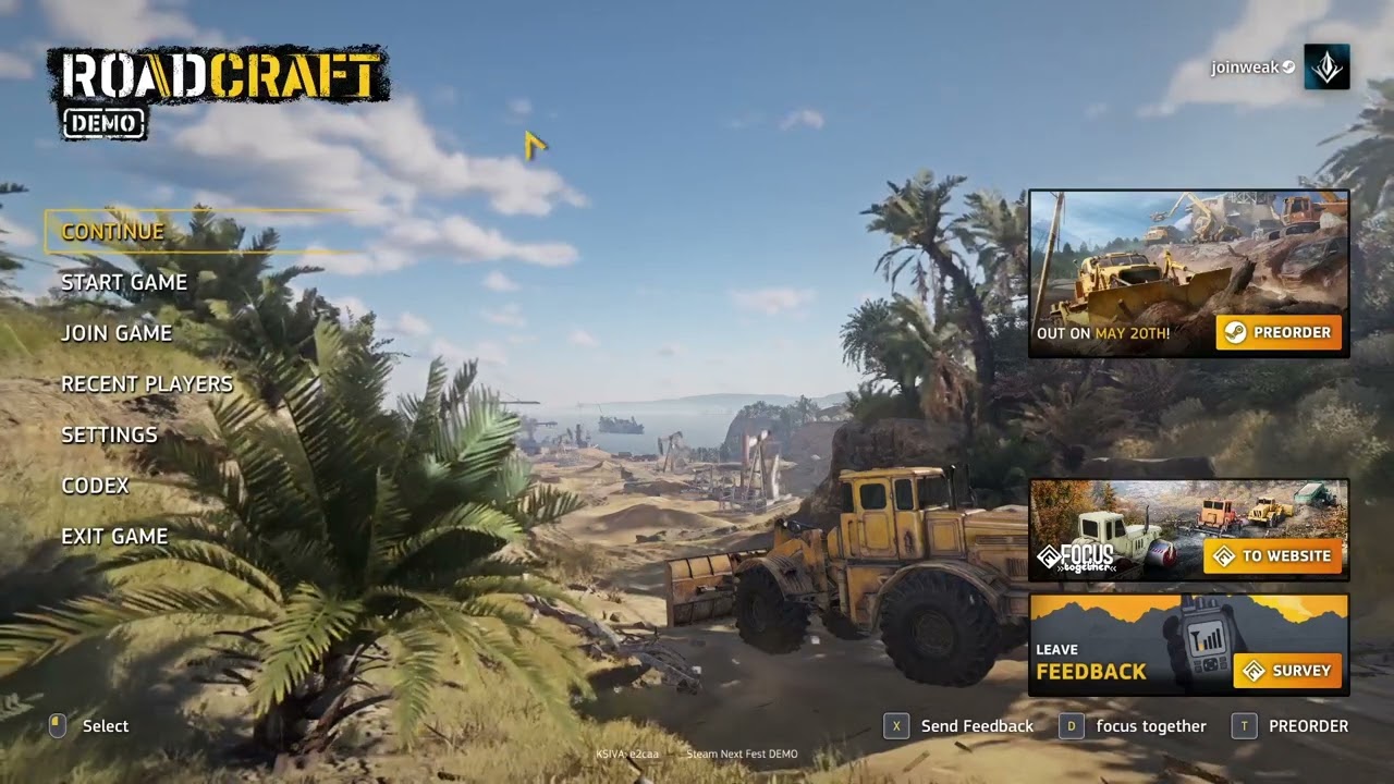 How to Change Control Settings in RoadCraft