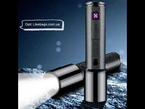 Запальничка usb + повербанк + ліхтарик у подарунковому пакованні US-803B, відео 1