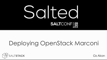 SaltConf14 - Oz Akan, Rackspace - Deploying Openstack Marconi with SaltStack