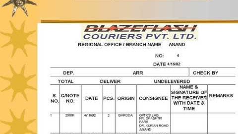 Courier Management System Project in Vb.net