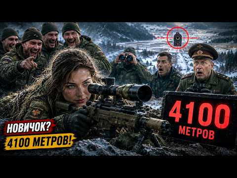 ПРИТВОРИЛАСЬ НОВИЧКОМ И ПОПАЛА С РАССТОЯНИЯ БОЛЕЕ 4000 МЕТРОВ, УНИЗИВ ВЫСОКОМЕРНЫХ СНАЙПЕРОВ