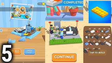 Construction Set - Toys Puzzle Gameplay / Walkthrough Part 5 | IOS & Android Game (Shelf Completed!)