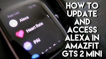 Update and different ways to access #Amazon #Alexa in Amazfit GTS 2 Mini.