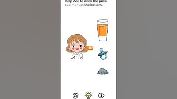 Brain Out | Level No. 87 | Help Zoe todrink the juice sediment at the bottom. ISolution Short #brain