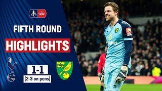 Krul Heroics Upsets Spurs Tottenham Hotspur 1-1 Norwich City 2-3 On Pens Emirates Fa Cup 1920