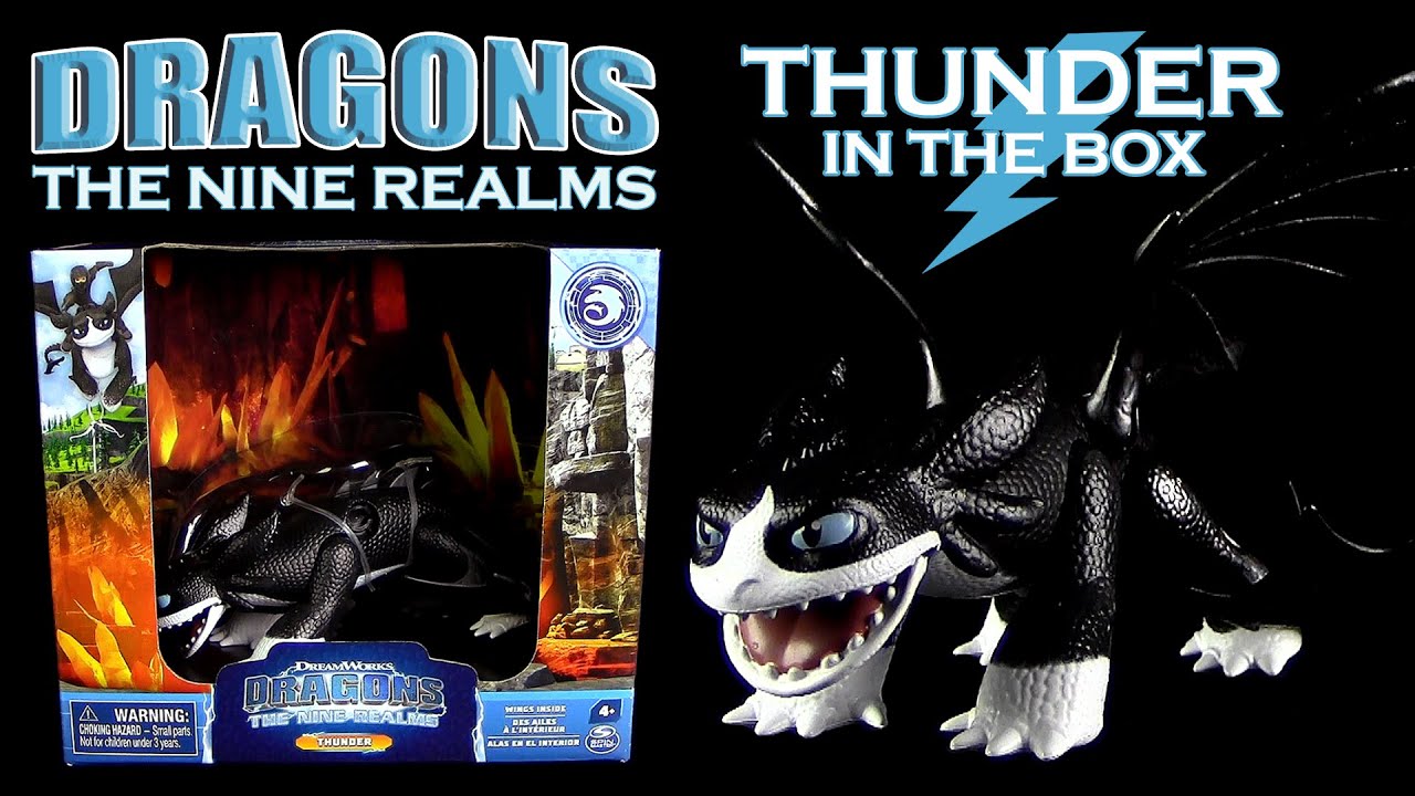 Dragons The Nine Realms Thunder Action Figure Spin Master - ToyWiz