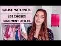 VALISE MATERNITE: Les choses que j'ai VRAIMENT utilisé 🧳🌸