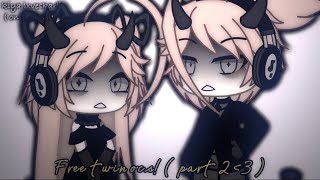 [☁️] ‘’Free twin ocs!1!‘’ •//• Part 2 •//• Credit required!! [☁️]