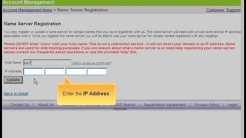 Register Nameservers On Dotster.com -ISPAZE.COM
