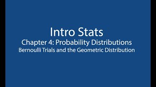 OpenIntroStats Ch4: Geometric Distribution and Bernoulli Trials