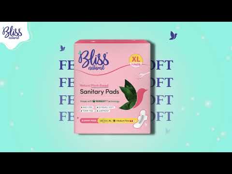 Switch to toxic free, rash free, leak proof sanitary pads with Bliss Natural - video from BlissPads