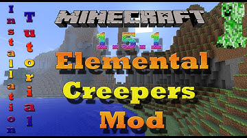  S&T: Elemental Creepers Mod Minecraft Mac 1.5.1  (Showcase & Tutorial)