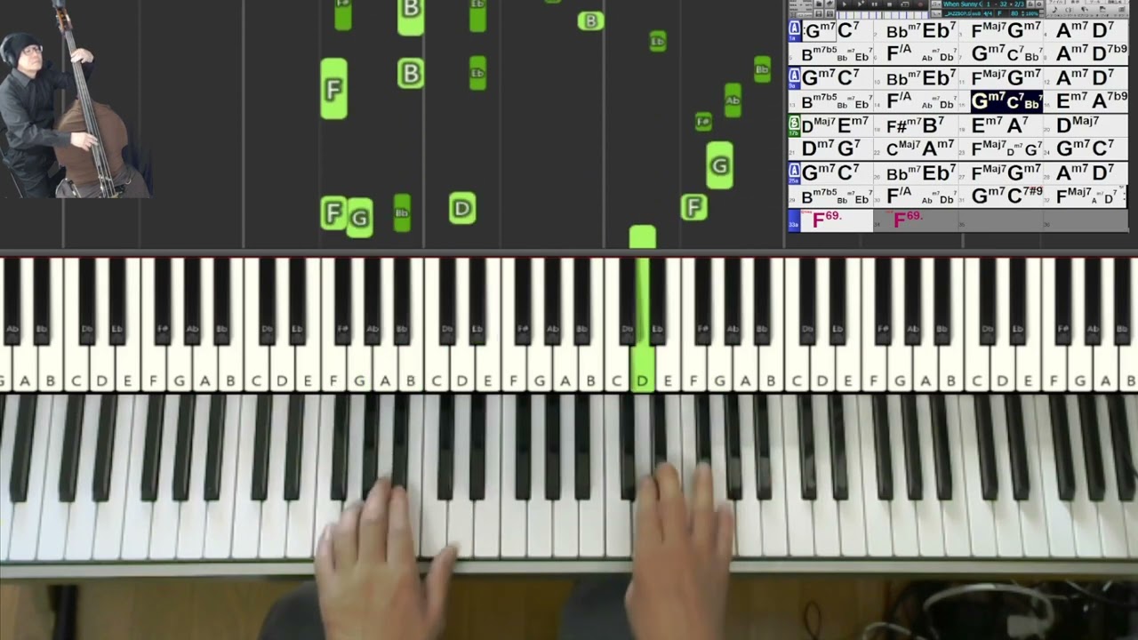 黒本1練習記録】214) WHEN SUNNY GETS BLUE ～サニーが憂欝 (Jazz 