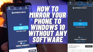 How to Mirror Your Phone Screen to Windows 10 Without Any Software screenshot 4