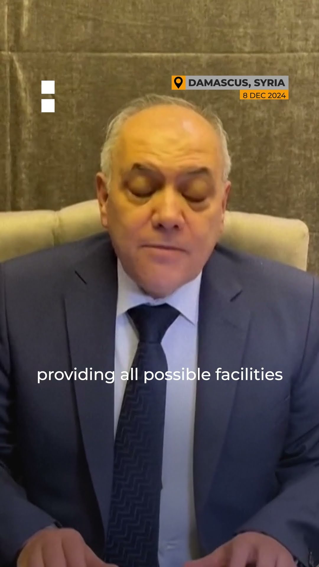 Syrian PM ‘ready to support transition of power’ | AJ#shorts