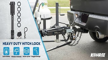 How to Put Kohree Trailer Hitch Lock on