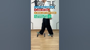 Running Man Tutorial📚 #shuffledance #cuttingshapes