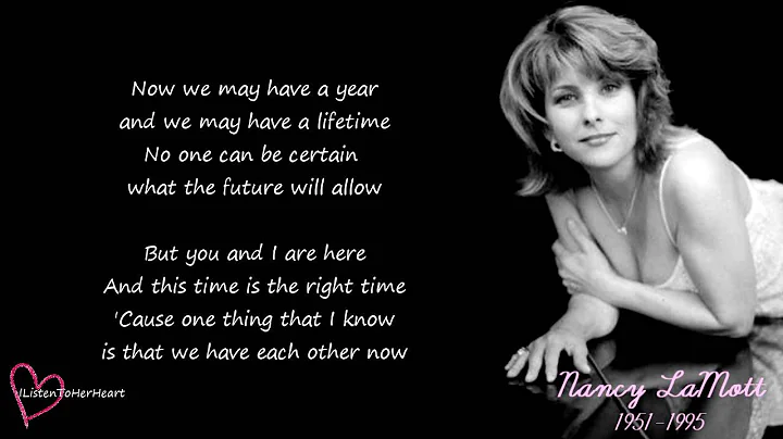 Nancy LaMott - We Live On Borrowed Time