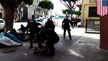 LAPD shooting video update: investigation into homeless man’s death will involve police body cameras