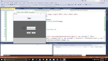 07. Employee Information Form Save Data - Employee Management System using Gaframework in C#