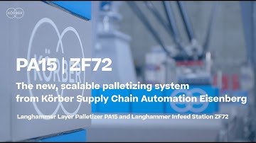 Palletizing Tissue with the Layer Palletizer PA15 and Infeed Station ZF72