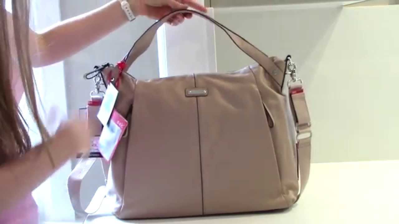 Storksak Catherine Leather Review | Leather Nappy Bags Australia - YouTube