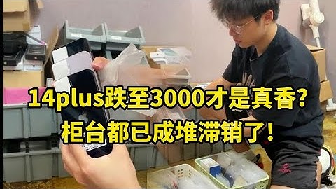 iPhone 14 plus 跌至3000元才是真香？柜台都已成堆滞销了！ - 天天要闻