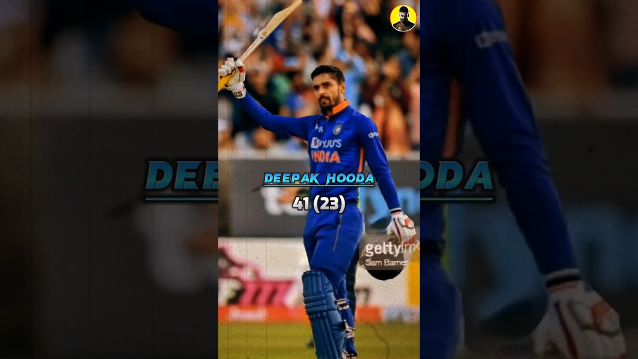 India win the match of 2 Runs || Deepak Hooda on fire 🔥😈 || 