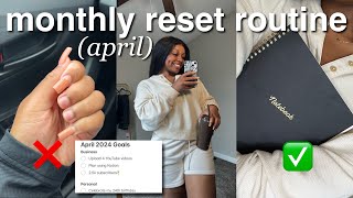 APRIL RESET VLOG 🎂 selfcare, cleaning, goal setting + more!