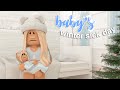 Newborn BABY'S Winter SICK DAY Routine (realistic!) | Roblox Bloxburg Roleplay