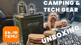 TEMU | CAMPING & TECH GEAR UNBOXING