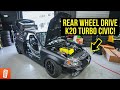 Building a Rear Wheel Drive, K20 Turbocharged Honda Civic EK Hatchback Race Car- Reassembly Part 8