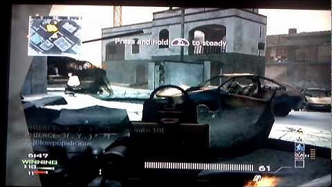 MW3 Wii:Gameplay no commentary/camera quality