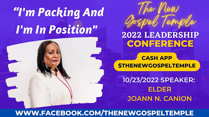 TNGT 2022 Leadership Conference | Elder JoAnn N. C...