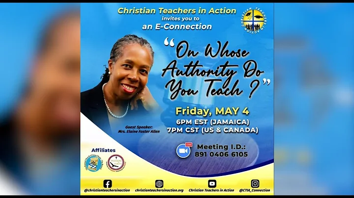 On Who's Authority Do You Teach - Mrs. Foster  Ela...